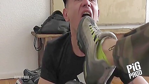 Sexy babe fucked by a huge cock