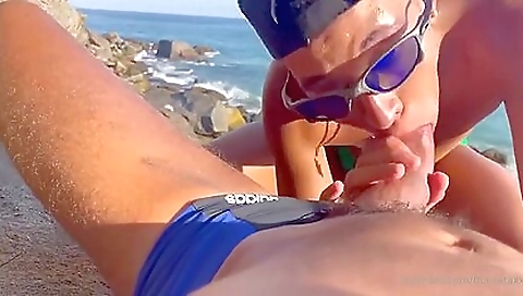 Sexy blonde fucked in her boyfriend