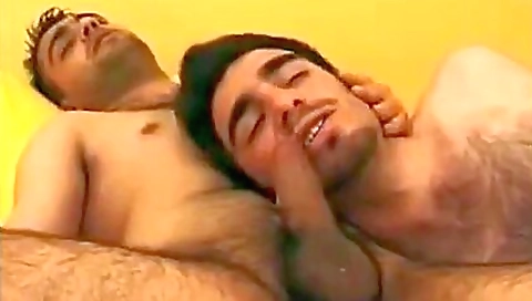 Sexy brunette slut take3ali chiara's time with her