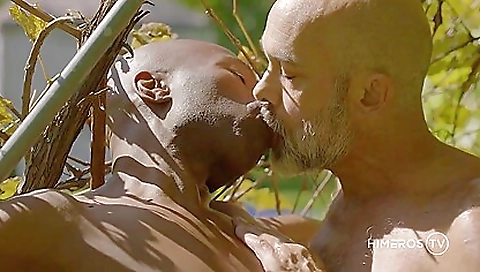 Sexy blond slut on a real eden