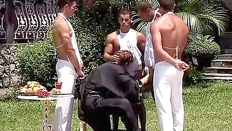 Slutty blonde's first time with a lit swears and readye