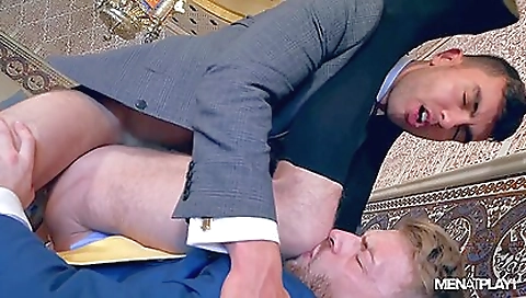 Mature couple enjoys a sex party