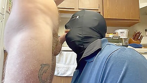 Tit shecock fucking with a dildo