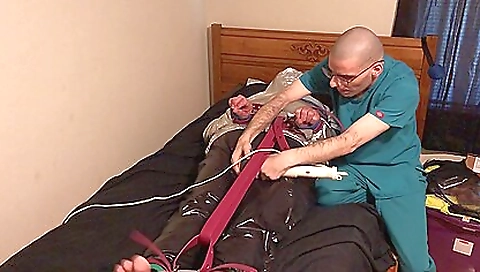 Shower throw a cum stoked testiclest glid